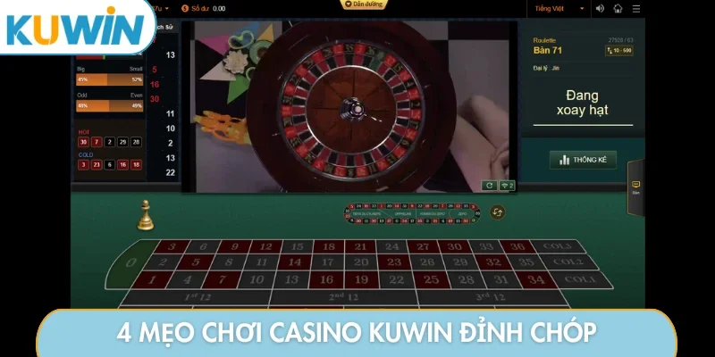 4 mẹo chơi Casino KUWIN đỉnh chóp