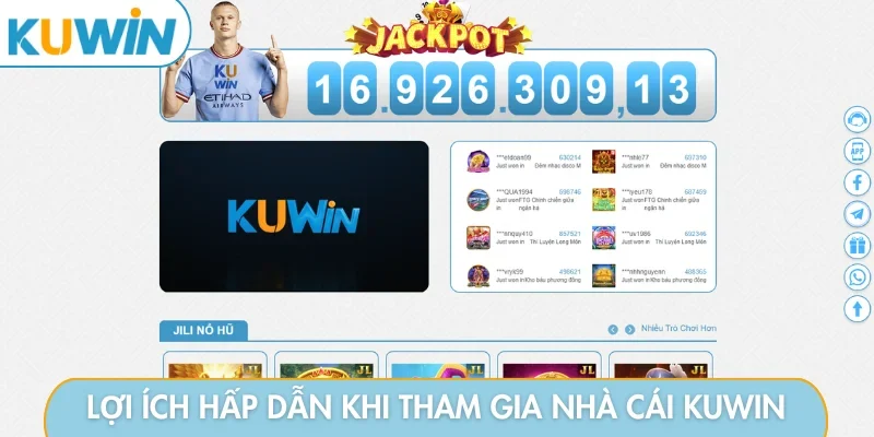 Lợi ích hấp dẫn khi tham gia nhà cái KUWIN